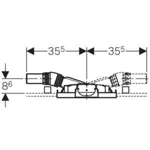 GEBERIT DUOFIX SHOWER ELEMENT 50 CM SA ZIDNIM ODVODOM D50 111.591.00.1 - Image 4