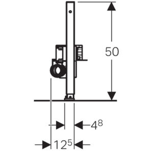 GEBERIT DUOFIX SHOWER ELEMENT 50 CM SA ZIDNIM ODVODOM D50 111.591.00.1 - Image 3