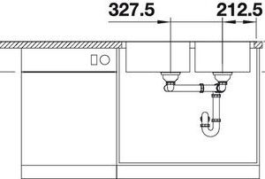 BLANCO MEDIAN 9-IF INOX Dorada četkom Inox (plemeniti čelik) - Image 4